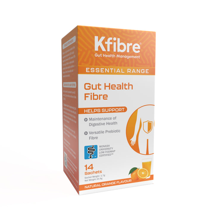 Kfibre Essential Gut Health Fibre Orange Sachets 1.5g x 14 Pack