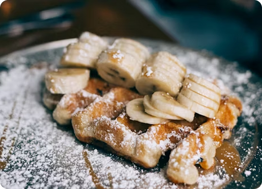 Banana Oat Pancakes with Kfibre (Single Serve)